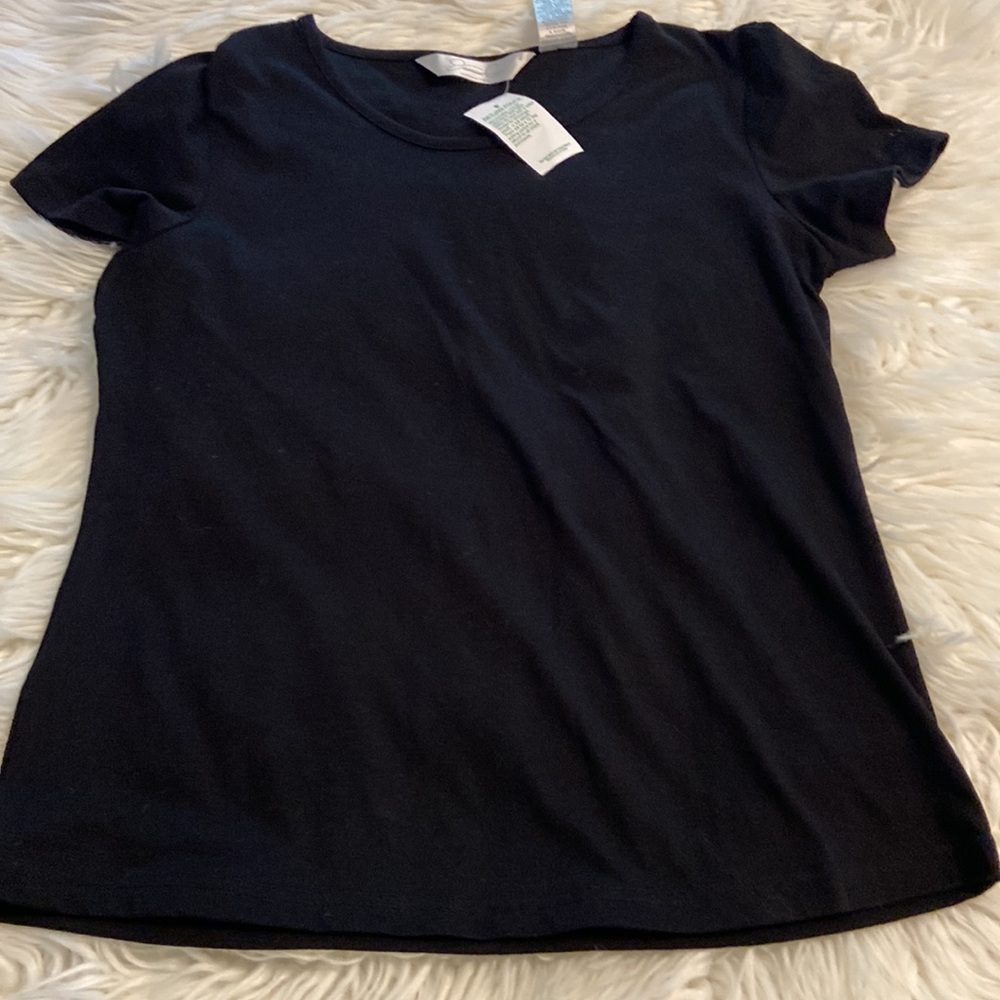 Jasmine Rose Women’s Top brand new color black length 24” bust 32” size S/P - Picture 6 of 8